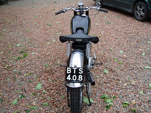 1950 ajs 18c competition rear 2