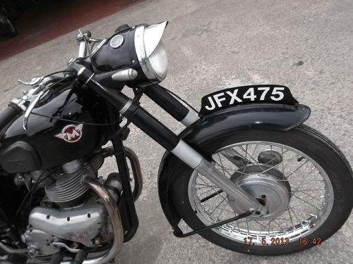 1955 Matchless G9 500cc Front Wheel Light