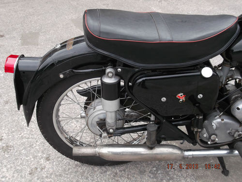 1955 Matchless G9 500cc Rear Wheel Exhaust Seat