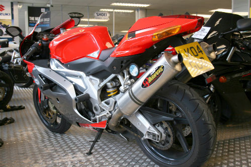 2004 aprilia rsv mille r akrapovic exhaust