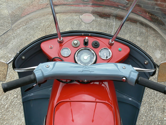 1959 Ariel Leader 250cc Handlebar Gauges