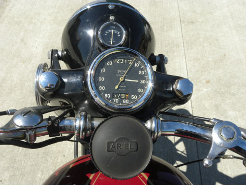 1952 Ariel 350 Red Hunter NH Smiths Speedometer
