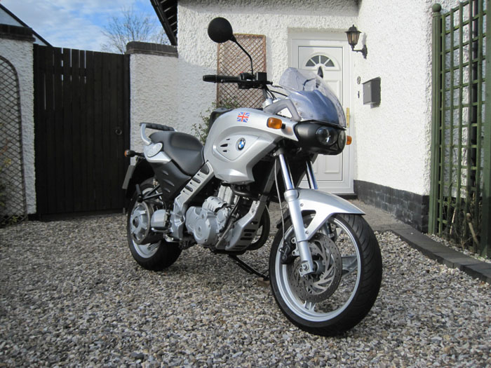 2002 BMW F650CS F650 CS Cosworth Scarver Front