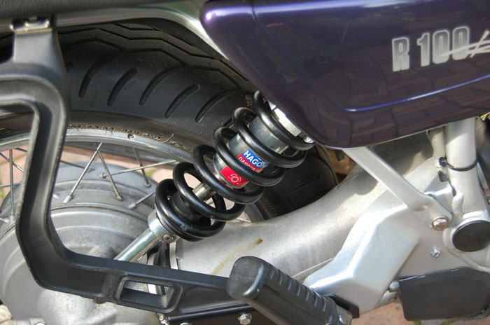 1993 Amethyst BMW R100R Hagon Shock