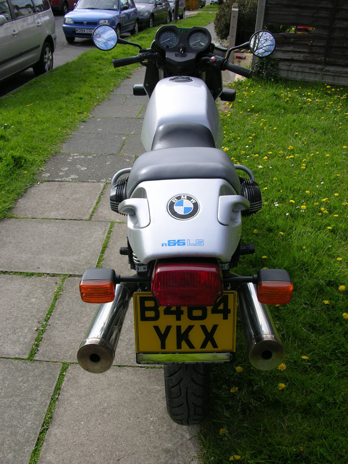 1985 BMW R65LS Back