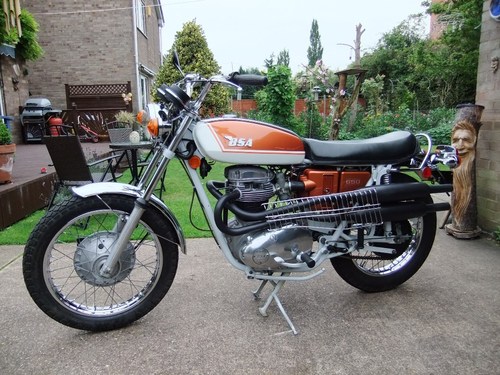 1971 BSA A65 Firebird Scrambler SRM Conversion 1