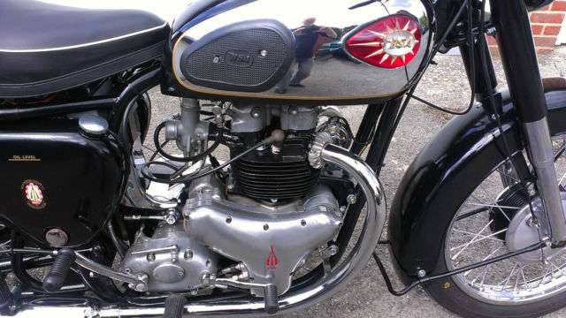 1960 bsa a7 500cc engine tank