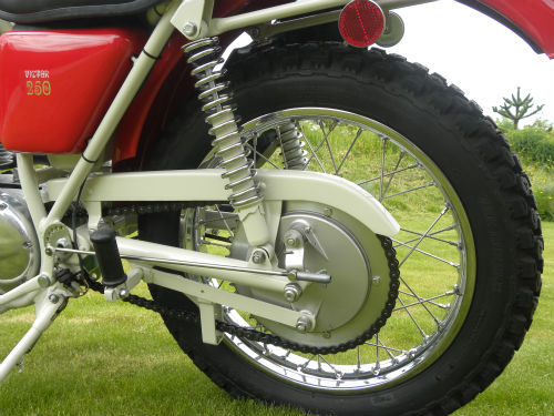 1971 BSA B25 Victor Trail Rear Wheel