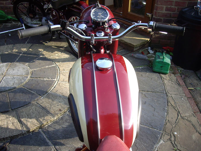 1956 BSA C11G Tank Handlebars