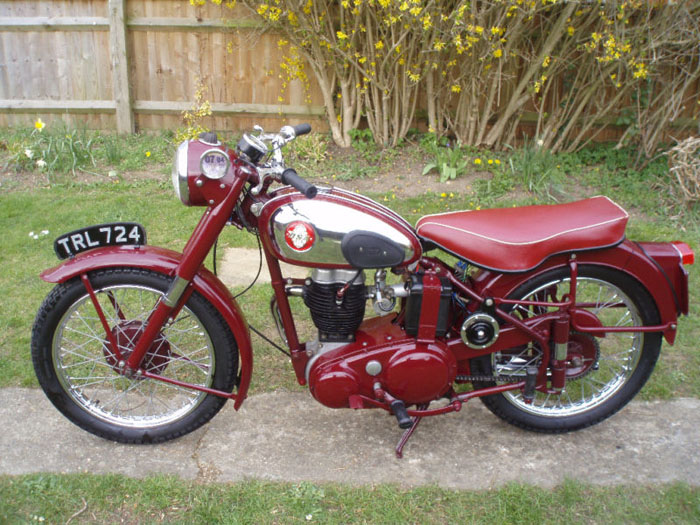 1955 bsa c11g 250cc 2