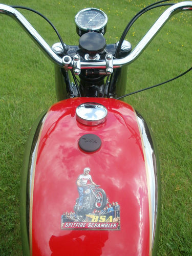 1960 BSA A10 Spitfire Scrambler Tank