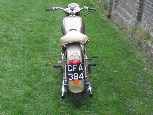 1954 bsa a10 650 golden flash back