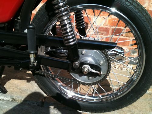 1977 barron 125cc rear wheel suspension