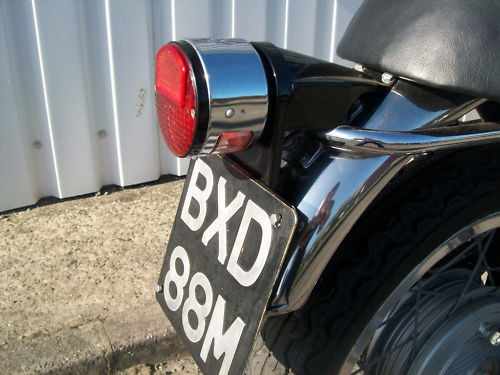 1974 benelli tornado 650 rear light plate