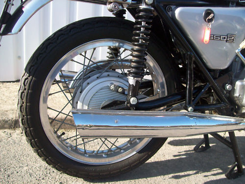 1974 benelli tornado 650 rear wheel exhaust