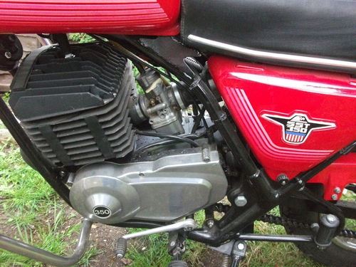 1978 HD Cagiva SST350 Engine