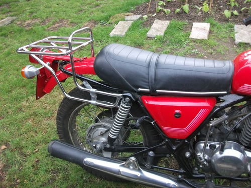 1978 HD Cagiva SST350 Rear Wheel Exhaust Seat