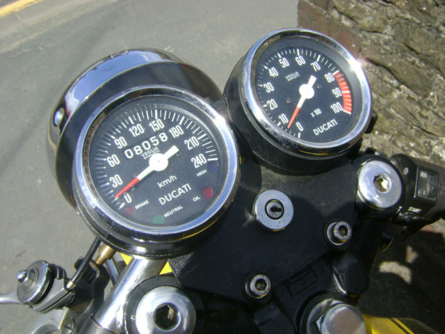 1978 Classic Ducati 350 Sport Gauges