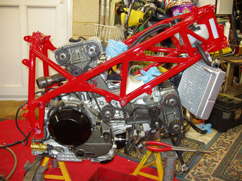 1997 Ducati 748S Engine Frame