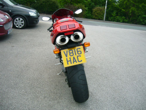 1999 ducati 996 biposto back