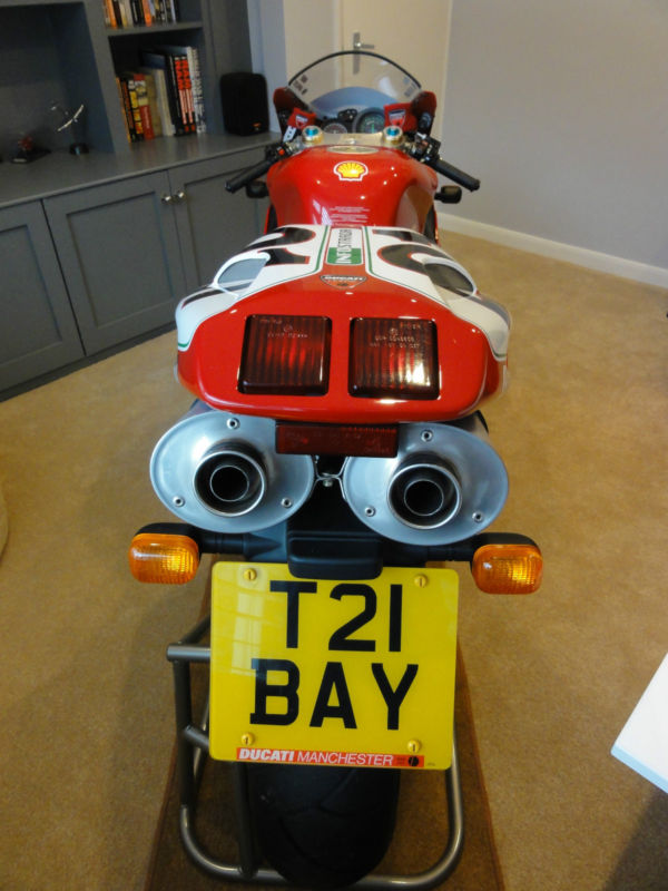 2004 ducati 998s official troy bayliss limited edition replica back exhausts