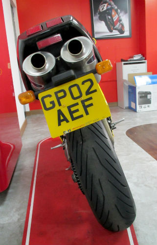 2002 Ducati 998S Testastretta 134bhp Yellow Supersport Back