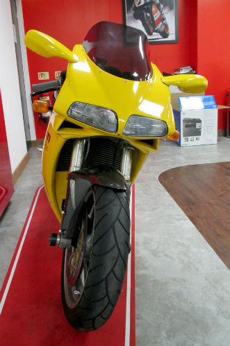 2002 Ducati 998S Testastretta 134bhp Yellow Supersport Front 1