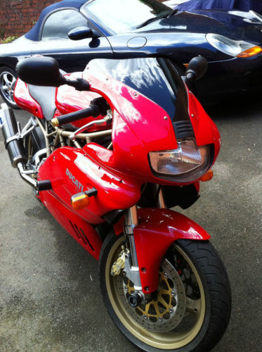 2002 ducati 750 super sport 750 ie front