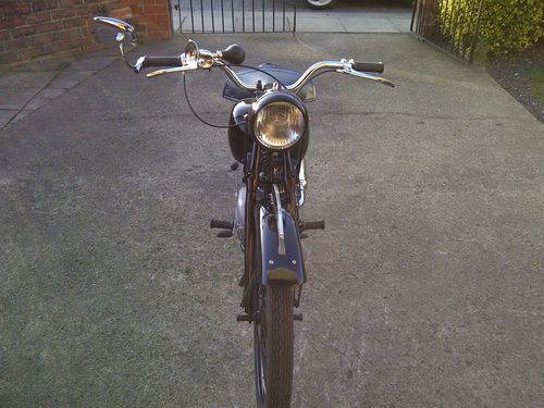 1956 excelsior consort 98cc villiers front