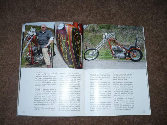 1989 Harley Davidson Chopper Bobber Magazine Feature 1
