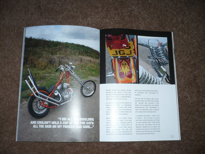 1989 Harley Davidson Chopper Bobber Magazine Feature 2