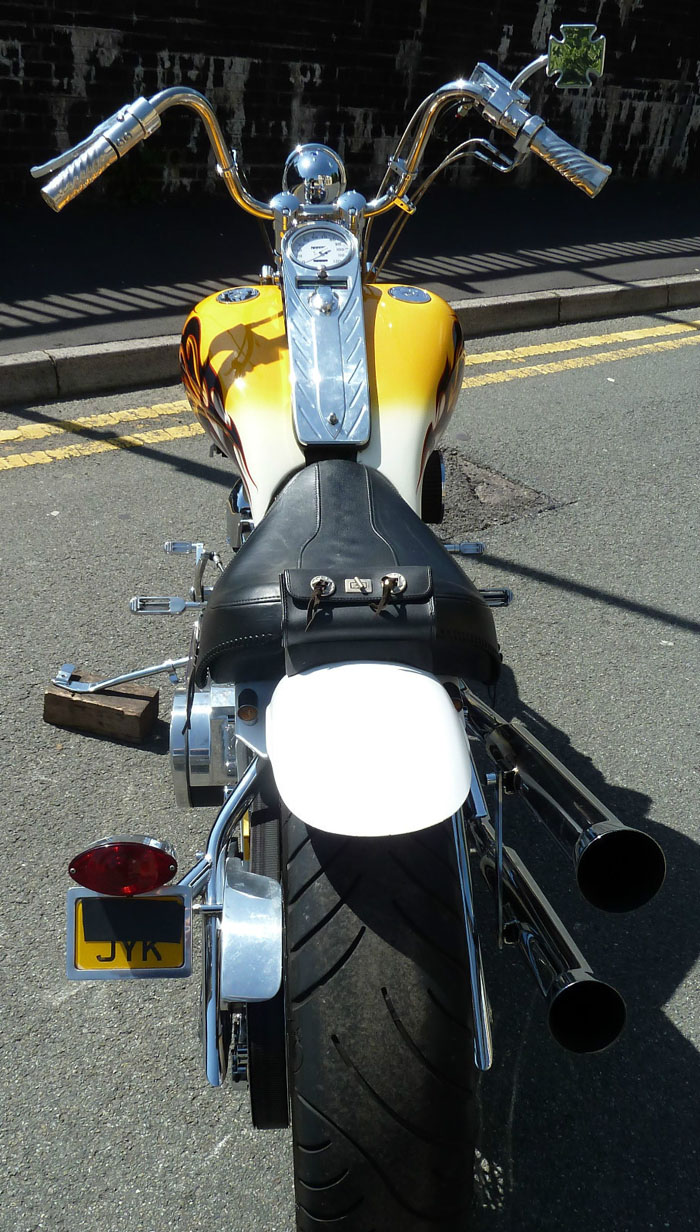 2002 Harley Davidson Custom Back