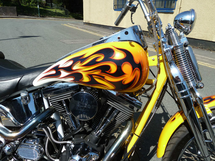 2002 Harley Davidson Custom Tank Engine