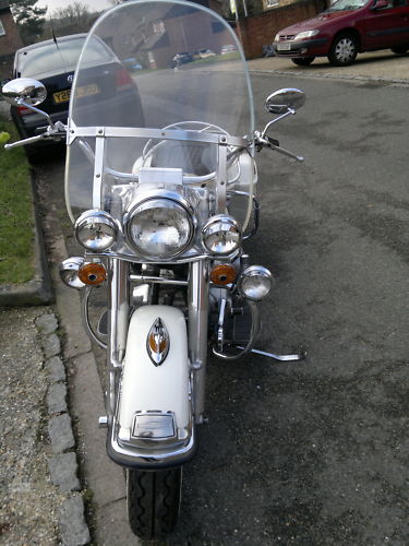 1970 harley davidson flh 1200 front