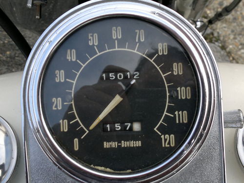 1970 harley davidson flh 1200 speedometer
