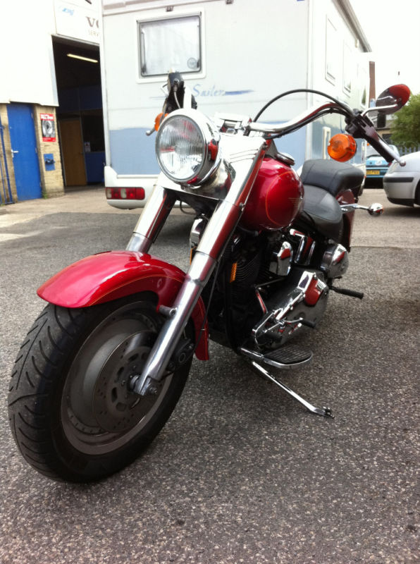 1992 harley davidson fatboy front 2