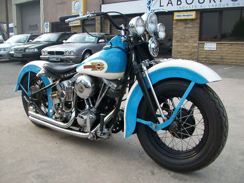 1957 harley davidson hardtail custom built police special 2