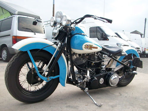 1957 harley davidson hardtail custom built police special 3