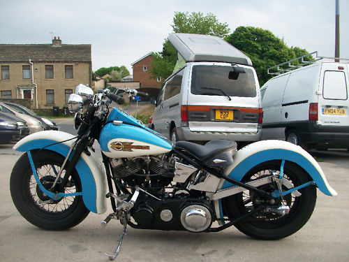 1957 harley davidson hardtail custom built police special 4