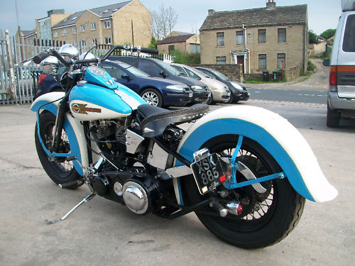 1957 harley davidson hardtail custom built police special 5