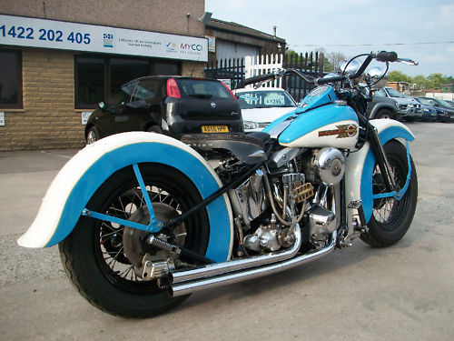 1957 harley davidson hardtail custom built police special 6