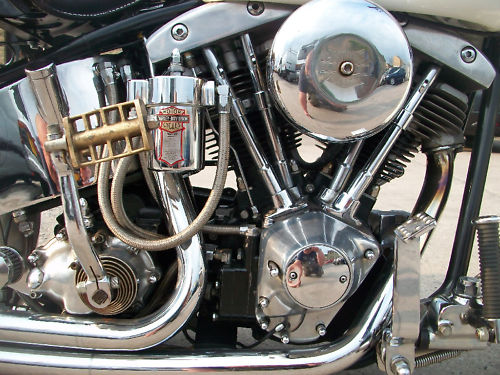 1957 harley davidson hardtail custom built police special engine