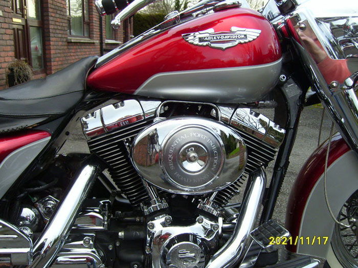 1999 custom harley davidson road king classic flhrci engine