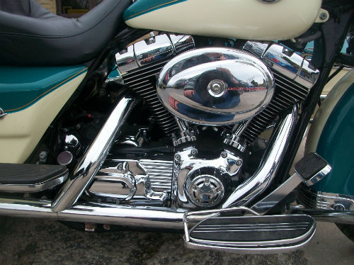 harley davidson flhrsi road king custom with watsonian sidecar engine