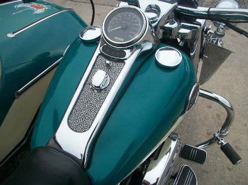 harley davidson flhrsi road king custom with watsonian sidecar tank