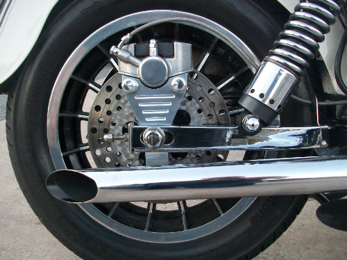 1973 harley davidson flh 1200 shovelhead rear wheel suspension exhaust