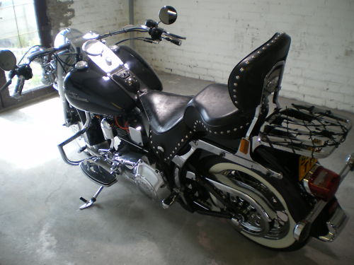 1998 harley davidson heritage softail black 4