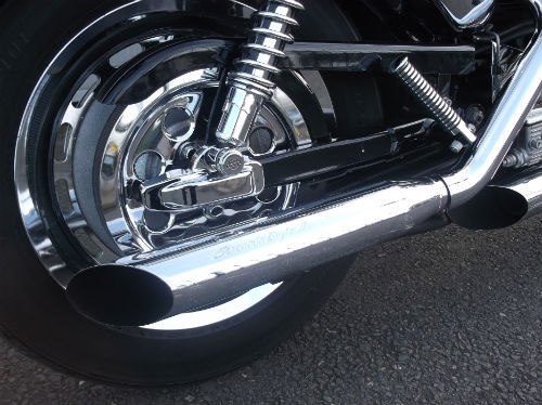 2002 harley davidson xl 1200c custom sportster rear wheel exhaust