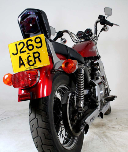 1992 harley davidson sportster 883 back