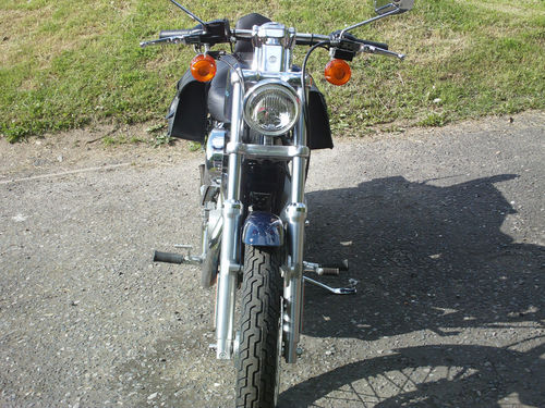 2000 Harley-Davidson XL883C Sportster Blue Front